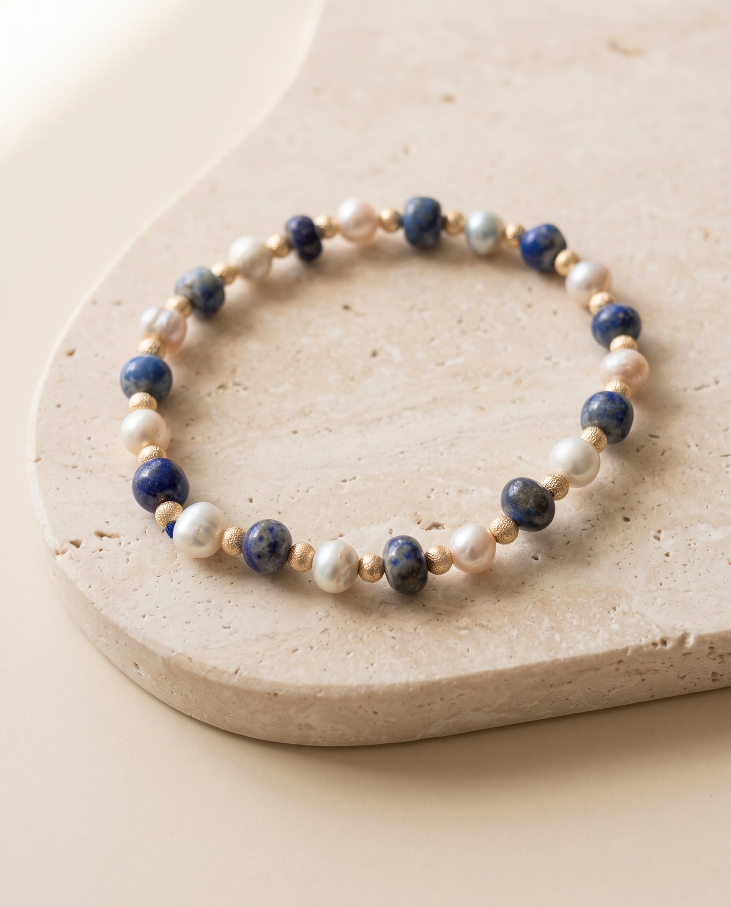 Lapis & İnci Bileklik